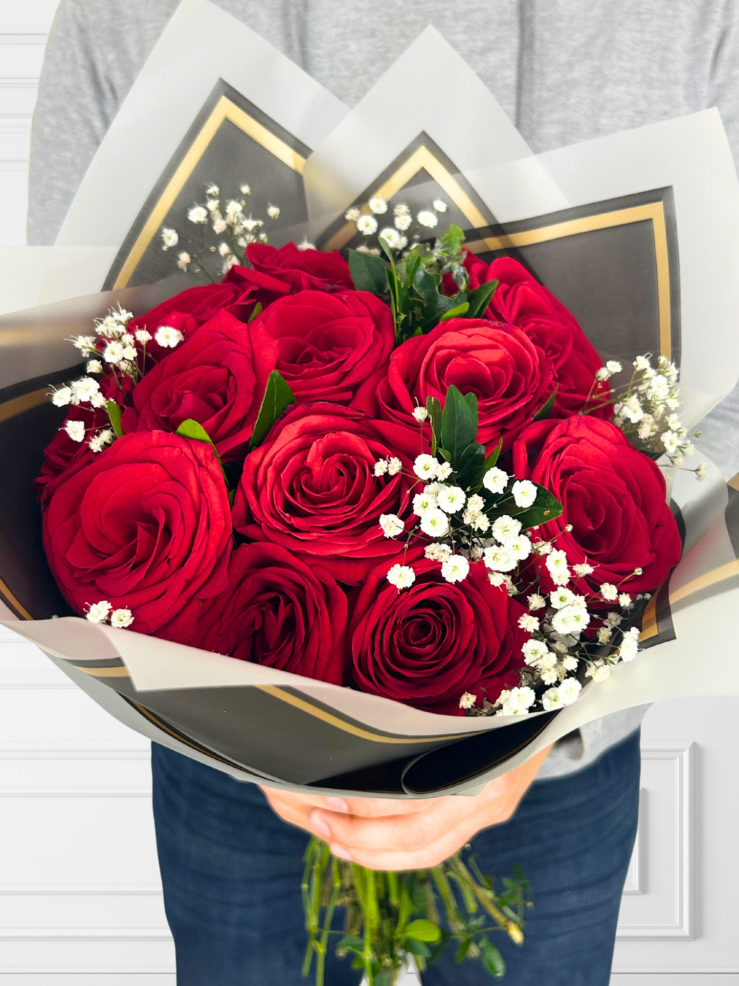 Ramo de rosas rojas