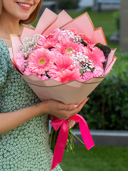 Ramo de Gerberas Rosas
