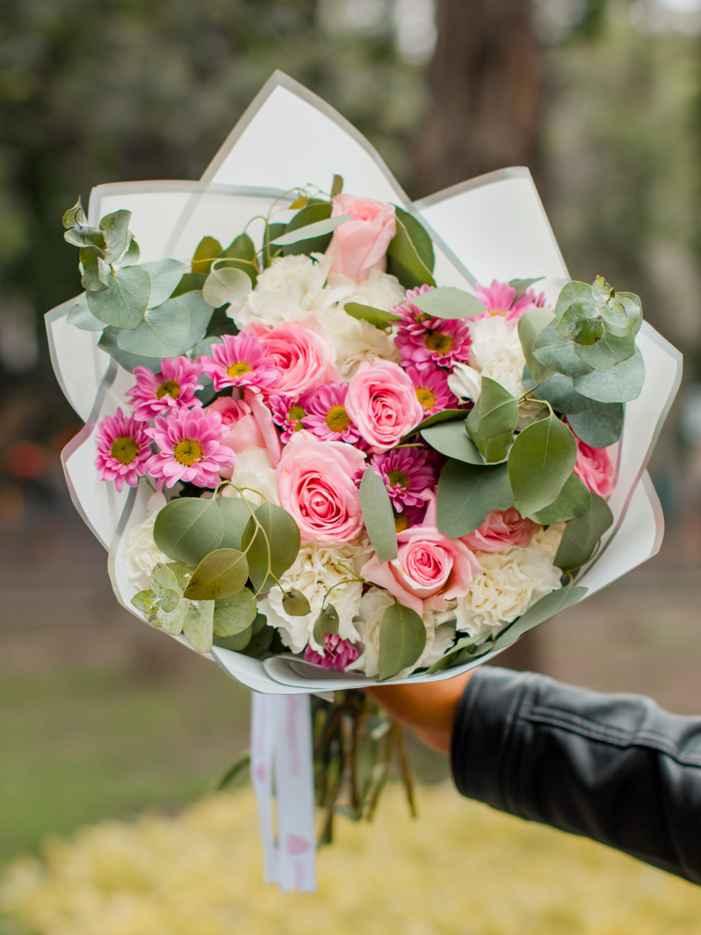 Ramo de Rosas, Clavel y Margarita